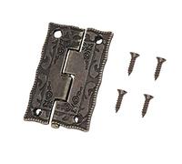 Generic Cerniere per Scatole Piccole in Bronzo Antico 0°-270° per Portagioie e Mobili Vintage, 10 Pezzi in Ferro Resistente