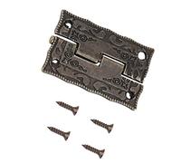 Generic Cerniere per Scatole Piccole in Bronzo Antico 0°-270° per Portagioie e Mobili Vintage, 10 Pezzi in Ferro Resistente