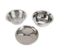 Generic Cestello Di Scarico In Acciaio Inossidabile, Bacinella Grattugia Multifunzionale, Scolapasta A Maglia Fine Con Pelapatate Julienne, Ideale Per Lavare Frutta E Verdura