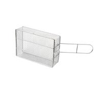 Generic Cestello per Friggere in Acciaio Inossidabile Strumento di Cottura a Rete Durevole e Facile da Pulire per Campeggio e Cucina All'aperto 6,89x4,72x1,97 Pollici