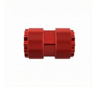 Generic Chiave Ammortizzatore Anteriore in Alluminio con Doppia Mira 41 Mm Corpo Lavorato a Macchina con Zigrinata per Regolazione Forcella Attrezzo da Garage, Rosso