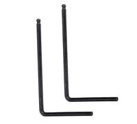 Generic Chiave di Regolazione per Truss Rod per Chitarra, Robusto Strumento per Chitarra a Forma di L, per la Regolazione del Collo, in Acciaio Nero, con estremità Sferica da 4 Mm e 5 Mm, per (4