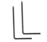 Generic Chiave di Regolazione per Truss Rod per Chitarra, Robusto Strumento per Chitarra a Forma di L, per la Regolazione del Collo, in Acciaio Nero, con estremità Sferica da 4 Mm e 5 Mm, per (5