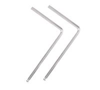 Generic Chiave di Regolazione per Truss Rod per Chitarra, Robusto Strumento per Chitarra a Forma di L, per la Regolazione del Collo, in Acciaio Nero, con estremità Sferica da 4 Mm e 5 Mm, per (5