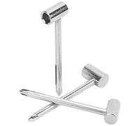 Generic Chiavita a Roda di Capriata, Chiave di Capriata della Chitarra Tasceltto Rod Rod 7mm / 8mm / 6,35 Mm 3pcs Rotella per Chitarra Rota (Argento 6,35 mm + 7 mm + 8 mm tre set)