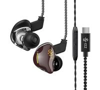 Generic Chicco di caffè in Ear Auricolari 1DD Driver Noise Canceling Stage Monitor Cuffie Immersive Hi Fi Stereo Sound Wired Gaming Earbuds