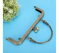 Generic Chiusura a Bacio con Telaio Quadrato in Metallo, Leggera e Resistente, 8,07 Pollici, Adatta per la Decorazione della Borsa, Comoda da Usare