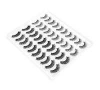 Generic Ciglia Finte Spesse Trucco Lungo e Riccio Che Migliora il Set 20 Paia per il Trucco Quotidiano per Appuntamenti di Scena (002)