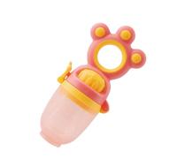 Generic Ciuccio per Rotante per Frutta per Bambini, Ciuccio in Silicone Sicuro, Forma Carina per Sollievo Dalla Dentizione e Nutrizione per Neonati 1 X Bambino (PINK)