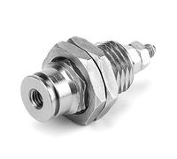 Generic CJPB Mini Cilindro con Perno Ad Ago Cilindro Pneumatico Compatto a Singola Azione per Dispositivi di Posizionamento, Pressione Dell'Aria, Corsa da 5" per L'Automazione Industriale (CJPB10*15)