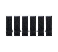 Generic Clamp/Holder da Cintura di Ricambio in Plastica Resistente da 6 Pezzi per GP88 GP88S GP2000 GP300 LTS2000 CT150 CT250, Clamp/Holder Posteriore per un Comodo Trasporto della Radio, Materiale di
