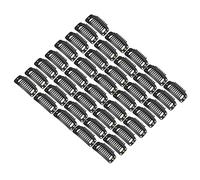 Generic Clamp/Holder di Estensione per Capelli per Donne, Clamp/Holder di Estensione dei Capelli a Scatto, di Parrucche a Forma a U in Acciaio Inossidabile 1,3 Pollici (BLACK)