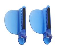 Generic Clamp/Holder per Capelli Separatore Facile Pratica Clamp/Holder per Sezionare i Capelli Divisi, 2 Pezzi per la Casa e il Salone, 3,9x1,6 Pollici Blu