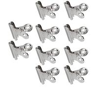 Generic Clamp/Holder per Estensione Unghie in Metallo, Riutilizzabile, Materiale Robusto, Strumento di Fissaggio in Fibra di Vetro per Unghie, per Un'affascinante Superficie Dell'unghia Color Argento