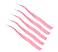 Generic Clamp/Holder per Extension Capelli Lisci Colorati Comoda per Feste/cosplay Clamp/Holder per Parrucchino Lunga per Donne, 5 Pezzi 21,65", Capelli Sintetici Ad Alta Temperatura (rosa chiaro)