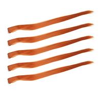 Generic Clamp/Holder per Extension Capelli Lisci Colorati per Cosplay di Feste, Clamp/Holder per Parrucchino Uso Pratico per Donne, per Parrucchino 5 Pezzi per Capelli Lunghi, Sintetici Ad Alta