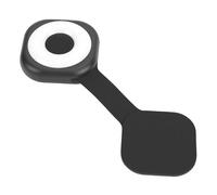 Generic Clamp/Holder Ricaricabile Sul Telefono Luce Video Design Magnetico Forte Vivavoce Selfie Notturni 6 Livelli Rosso Bianco Caldo per le Emergenze Silicone ABS 2,56x2,05x0,75 Pollici (BLACK)