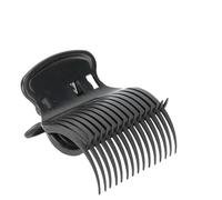 Generic Clip per Bigodini Durevoli 12 Pezzi per Uso Stilista, Clip per Artigli per Bigodini Caldi e Arricciature, Sicure e Facili Usare, Nere o Bianche (BLACK)
