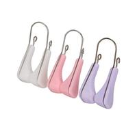 Generic Clip per Sollevare il Naso in Silicone Clip Portatile per Modellare il Ponte del Naso per la Palestra di Casa e Ufficio Rosa Tenue Viola Bianco 3 Pezzi
