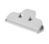 Generic Clip Sigillante per Snack, Densa, a Prova di umidità, Grande Forza di Serraggio per Documenti da Ufficio, 3,9 X 1,9 Pollici (Clip di chiusura a molla - grigia)