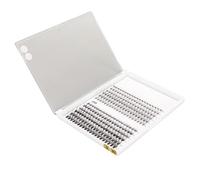 Generic Cluster di Ciglia Finte di Lunghezze Miste, Leggeri, 240 Pezzi, per L'allenamento delle Ciglia, Estensioni Individuali delle