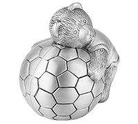 Generic Co -Saving Pot, Piggy Bank, Little Bear Letre Matery con Football Money Box, per l'ufficio di Decorazione della Casa per Bambini Presenti