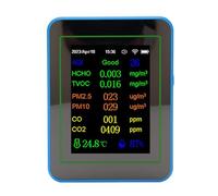 Generic CO2 TVOC HCHO TEMP METURA DI QUALITÀ AIR UMIDE 12 in 1 Batteria WiFi Alimentata per l'ufficio DI Casa (#2)