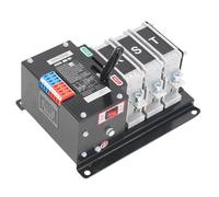 Generic Commutatore Automatico di Trasferimento di Potenza Doppio 3P per Centri Commerciali e Fabbriche, Contatti in Argento Ad Alta conduttività, AC400V (125A)