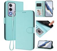 Generic Compatibile per Oppo A60 5G (Colore: Verde menta) Custodia a portafoglio in pelle flip cover