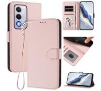Generic Compatibile per Oppo A80 5G (Colore: Rosa) Custodia a portafoglio in pelle flip cover
