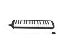Generic Con Sacca per Strumenti per la Musica Eolica, Portatile Facile da Usare, 32 Keys Irin Melodica, per l'addestramento Musicale Scolastico, Principianti e Bambini (BLACK)