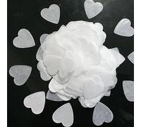 Generic Confetti Colorati, Coriandoli Colorati, per le Celebrazioni del Matrimonio Accessori Fai -da -te di Natale (Peach Heart White)