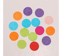 Generic Confetti Colorati, Coriandoli Colorati, per le Celebrazioni del Matrimonio Accessori Fai -da -te di Natale (Colore circolare)