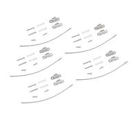 Generic Confezione da 5 Ancoraggi per Mobili, Cinghie di Ancoraggio a Parete Anti-ribaltamento per Libreria, Cinghie Antisismiche per la Protezione dei Bambini, Sicurezza Dalla Caduta di Mobili, per