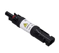 Generic Connettore Diodo Solare Fotovoltaico Supporto per Diodo di Blocco del Cavo del Pannello Impermeabile Ad Alte Prestazioni per Protezione Dai Tuoni PPO 1 unità (30A)