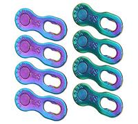 Generic Connettore per Maglie Catena Bici in Acciaio a 12 velocità, Componenti Premium per Catene da Montagna e Bici da Strada, 4 Paia, Installazione Semplice, Dorato/argento/colorato (Clip