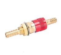 Generic Connettore Rapido Raffreddato Ad Acqua di Alta qualità per Torcia per Saldatura MIG TIG, Struttura in Ottone per Prestazioni Migliorate (rosso)
