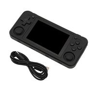 Generic Console di Gioco Portatile, Altoparlanti da 3 Pollici da 2 Pollici in un Illuminazione di Lunga Data Luci Giocate Portatili Chiari Immagine per il Gioco Quotidiano (BLACK)