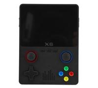 Generic Console di Gioco retrò Portatile con Schermo IPS da 3,5" Scheda di Memoria 32G Doppio Bilanciere 3D per Adulti Bambini 60Hz Gaming MD MAME SMC Emulatore Supporto Uscita TV (BLACK)