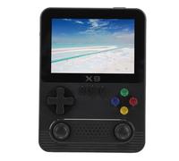 Generic Console Portatili per Giochi Portatili Supportano la Connessione Televisiva Potenti Giochi Elettronici Giocattolo per Bambini Schermo da 3,5 Pollici con Scheda di Memoria 32G (BLACK)