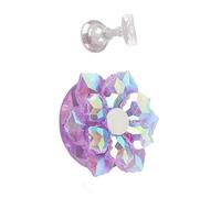 Generic Consulenza Stand di Stand Magnetinail, Punta delle Unghie Pratica in Piedi Standard di Manicure Base Loto per il Soggiorno Uso per la Casa (PURPLE)