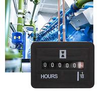 Generic Contaore del Generatore Lunga Durata Alta Precisione Completamente Sigillato 10-80 V CA/CC per Compressori D'aria Gru Mobili