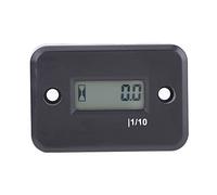 Generic Contaore Digitale Timer per Motore a Benzina con Ampio Display LCD Ideale per Moto da ATV Tosaerba Colore Nero (BLACK)