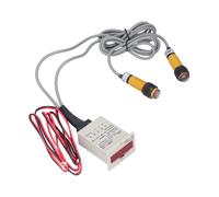 Generic Contatore Digitale, Contatore Elettronico a LED Berm con Cavi 5m Fare per il Controllo dell'automazione Industriale (AC220V)