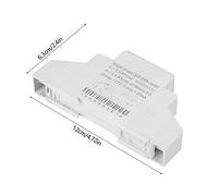 Generic Contatore KWh Elettrico Digitale Monofase su Guida DIN 220V 5(30) A con Uscita a Impulsi per Monitoraggio Energetico Domestico e Industriale