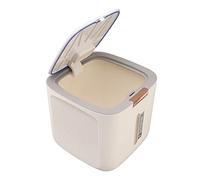 Generic Contenitore di Stoccaggio del Riso 22,0 Libbre Capacità Box di Stoccaggio del Multipurposo -bottoni a Risparmio Spaziale Aperto per Farina di Miglio per Fagioli Adzuki per Riso (Grigio