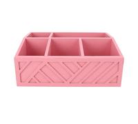 Generic Contenitore di Stoccaggio della Bustina di tè, Organizzatore di Bustine di tè in Legno Diviso per gli Occhiali di Carta (PINK)