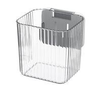 Generic Contenitore per aglio e, portaoggetti laterale per frigorifero, montaggio a parete, facile da appendere, per cucina e, Bianco Chiaro