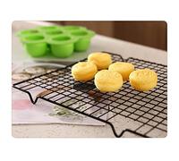 Generic Contenitore per Alimenti in Silicone per Bambini Vassoio per Congelatore a 7 Fori per Neonati Sani Adatto Al Forno a Microonde (#12)