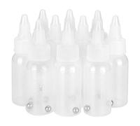 Generic Contenitore per Condimenti Resistente Alla Corrosione con Bottiglia di Pigmento Squirt con Scala per Pittura Artistica, capacità di Lavorazione di 30 Ml 10 Pezzi